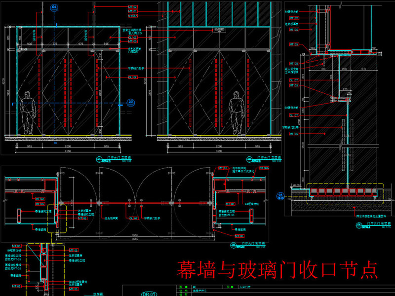 原创玻璃门暗门消火栓<a href=https://www.yitu.cn/su/7941.html target=_blank class=infotextkey>装饰</a>门节点CAD图-版权<a href=https://www.yitu.cn/su/7381.html target=_blank class=infotextkey>可商用</a>