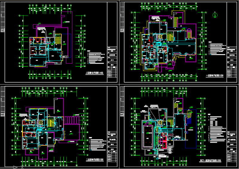 原创cad弱电施工图下载