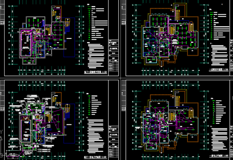 原创cad弱电施工图下载