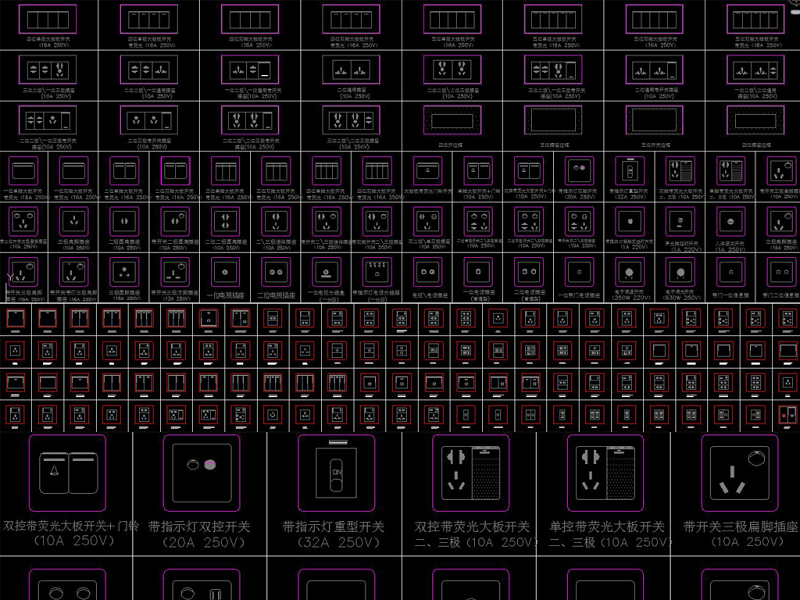 原创开关<a href=https://www.yitu.cn/su/7656.html target=_blank class=infotextkey>插座</a>CAD图库网线插孔墙插<a href=https://www.yitu.cn/su/7872.html target=_blank class=infotextkey>地</a>插图库-版权<a href=https://www.yitu.cn/su/7381.html target=_blank class=infotextkey>可商用</a>