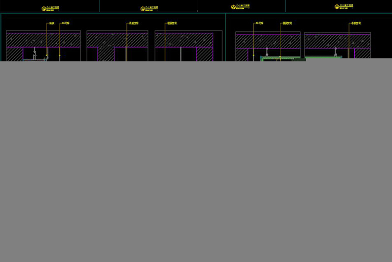 原创全套中医馆CAD施工图效果图