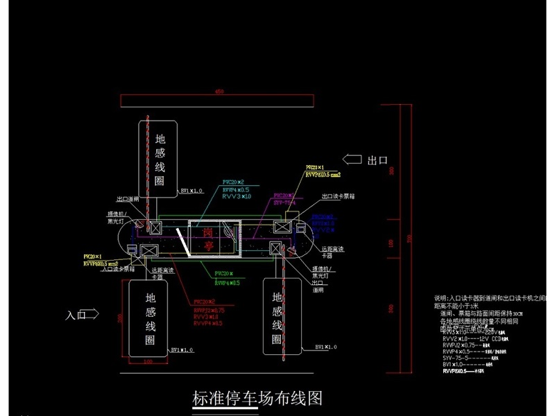 原创出入口通道智能管理标准<a href=https://www.yitu.cn/sketchup/tingchechang/index.html target=_blank class=infotextkey><a href=https://www.yitu.cn/su/7668.html target=_blank class=infotextkey>停车场</a></a>安装施工图-版权<a href=https://www.yitu.cn/su/7381.html target=_blank class=infotextkey>可商用</a>