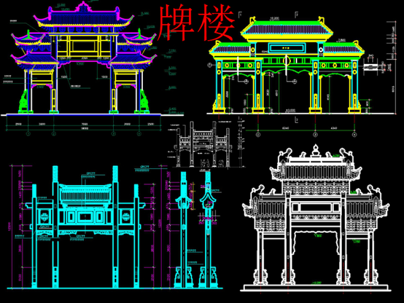 原创全套中式古建筑cad<a href=https://www.yitu.cn/su/7590.html target=_blank class=infotextkey>设计</a>图-版权<a href=https://www.yitu.cn/su/7381.html target=_blank class=infotextkey>可商用</a>