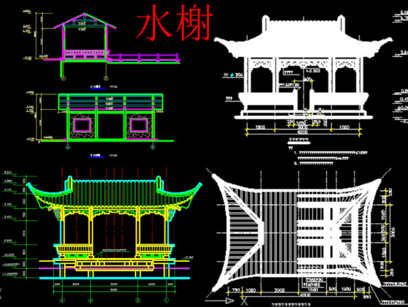 原创全套中式古建筑cad<a href=https://www.yitu.cn/su/7590.html target=_blank class=infotextkey>设计</a>图-版权<a href=https://www.yitu.cn/su/7381.html target=_blank class=infotextkey>可商用</a>