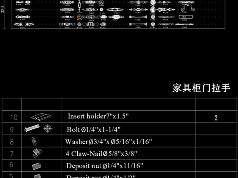 原创柜<a href=https://www.yitu.cn/su/7210.html target=_blank class=infotextkey>门<a href=https://www.yitu.cn/su/7743.html target=_blank class=infotextkey>拉手</a></a><a href=https://www.yitu.cn/sketchup/wujin/index.html target=_blank class=infotextkey>五金</a>图库