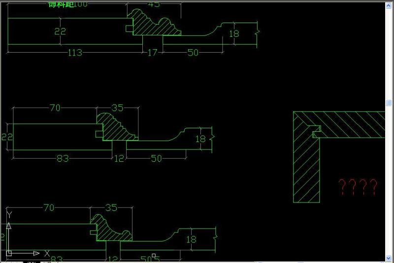 原创护墙板剖面图刀型库CAD-版权<a href=https://www.yitu.cn/su/7381.html target=_blank class=infotextkey>可商用</a>