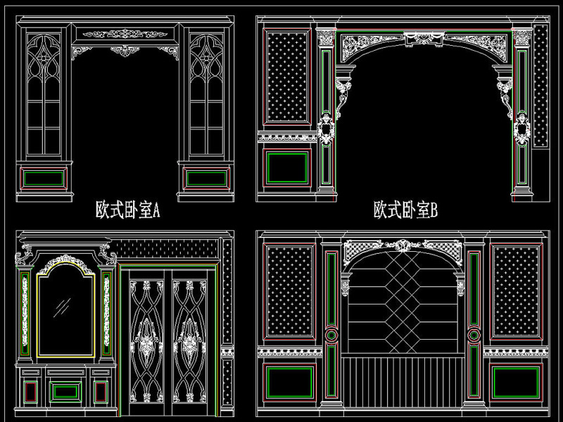 原创欧式豪华整木<a href=https://www.yitu.cn/sketchup/zhanting/index.html target=_blank class=infotextkey>展厅</a><a href=https://www.yitu.cn/su/7590.html target=_blank class=infotextkey>设计</a>分解CAD图-版权<a href=https://www.yitu.cn/su/7381.html target=_blank class=infotextkey>可商用</a>