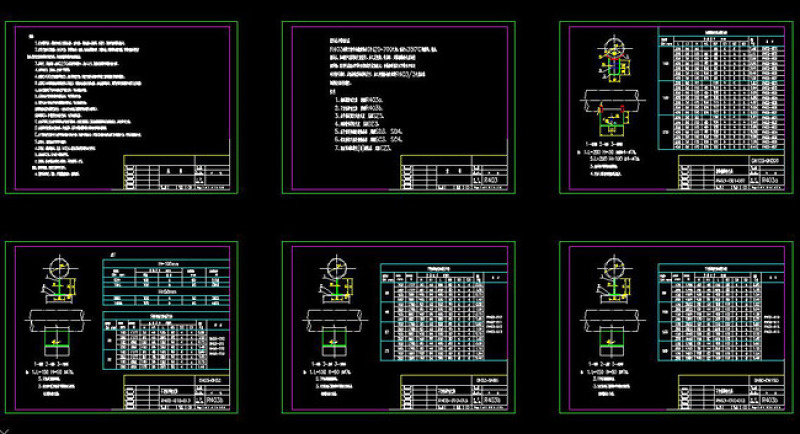 原创常用<a href=https://www.yitu.cn/su/7896.html target=_blank class=infotextkey>管道</a>支吊架安装CAD标准图集