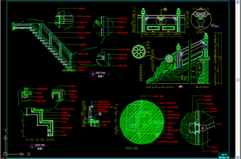 原创旋转<a href=https://www.yitu.cn/sketchup/louti/index.html target=_blank class=infotextkey><a href=https://www.yitu.cn/su/6782.html target=_blank class=infotextkey><a href=https://www.yitu.cn/su/8159.html target=_blank class=infotextkey>楼</a>梯</a></a>、<a href=https://www.yitu.cn/su/langan.html target=_blank class=infotextkey><a href=https://www.yitu.cn/sketchup/langan/index.html target=_blank class=infotextkey><a href=https://www.yitu.cn/su/6781.html target=_blank class=infotextkey>栏杆</a></a></a>踏步节点大样图-版权<a href=https://www.yitu.cn/su/7381.html target=_blank class=infotextkey>可商用</a>