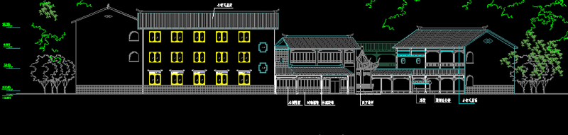 原创几个中式徽派<a href=https://www.yitu.cn/su/7829.html target=_blank class=infotextkey>酒店</a>民宿CAD-版权<a href=https://www.yitu.cn/su/7381.html target=_blank class=infotextkey>可商用</a>