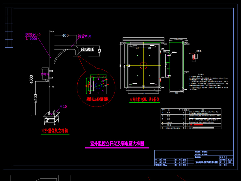 原创<a href=https://www.yitu.cn/su/7323.html target=_blank class=infotextkey>室外</a><a href=https://www.yitu.cn/su/7472.html target=_blank class=infotextkey>监控</a>立杆及弱电箱安装大样图CAD弱电-版权<a href=https://www.yitu.cn/su/7381.html target=_blank class=infotextkey>可商用</a>
