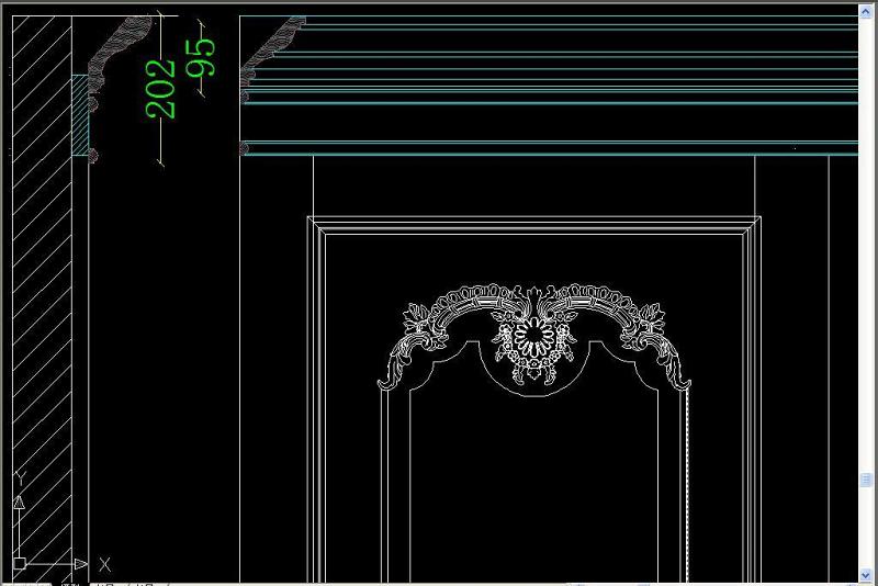 原创标准护墙板CAD实木线条CAD