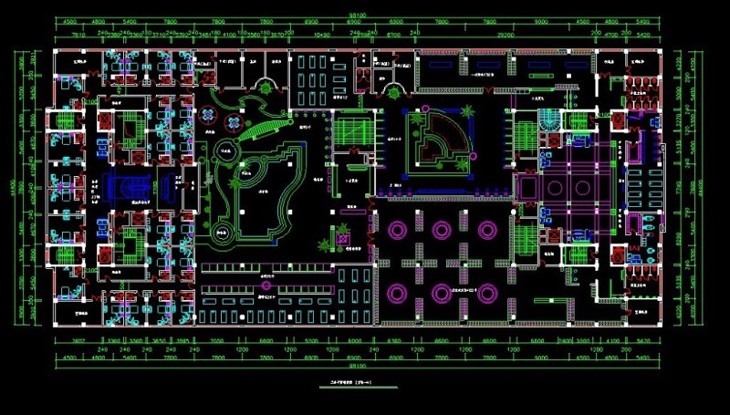 原创桑拿CAD<a href=https://www.yitu.cn/su/7392.html target=_blank class=infotextkey>平面</a>布置图