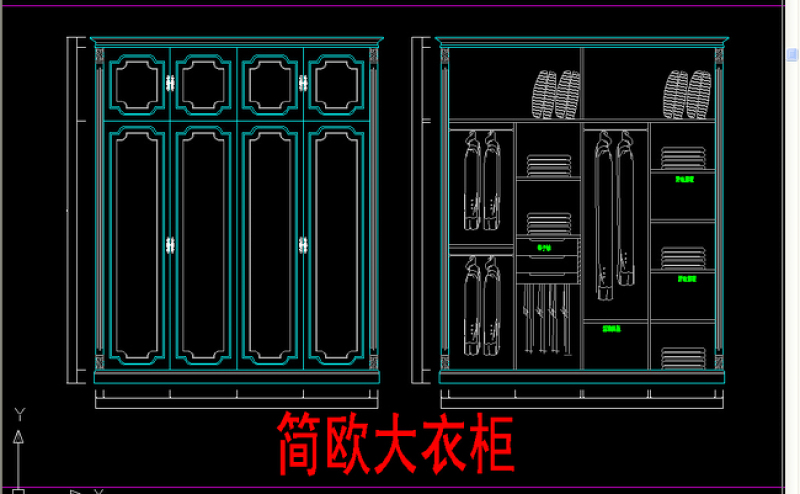 原创欧式<a href=https://www.yitu.cn/sketchup/yigui/index.html target=_blank class=infotextkey>衣柜</a>、<a href=https://www.yitu.cn/sketchup/shugui/index.html target=_blank class=infotextkey>书柜</a>cad<a href=https://www.yitu.cn/su/7937.html target=_blank class=infotextkey>图纸</a>