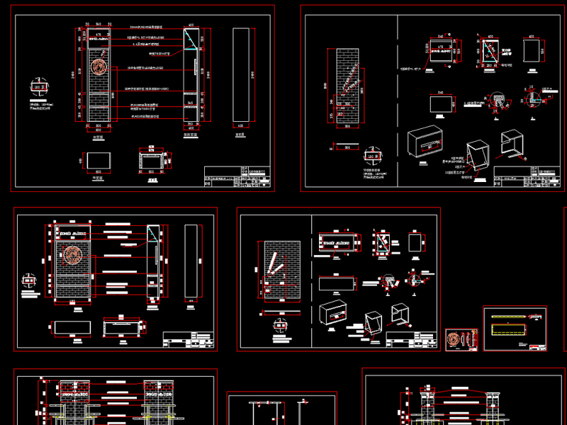 原创多种形式的<a href=https://www.yitu.cn/sketchup/zhanguihuojia/index.html target=_blank class=infotextkey>货架</a>柜台CAD施工图-版权<a href=https://www.yitu.cn/su/7381.html target=_blank class=infotextkey>可商用</a>