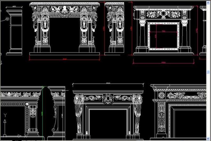 原创欧式<a href=https://www.yitu.cn/sketchup/bilu/index.html target=_blank class=infotextkey>壁炉</a>CAD-版权<a href=https://www.yitu.cn/su/7381.html target=_blank class=infotextkey>可商用</a>