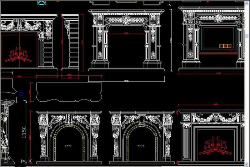 原创欧式<a href=https://www.yitu.cn/sketchup/bilu/index.html target=_blank class=infotextkey>壁炉</a>CAD-版权<a href=https://www.yitu.cn/su/7381.html target=_blank class=infotextkey>可商用</a>