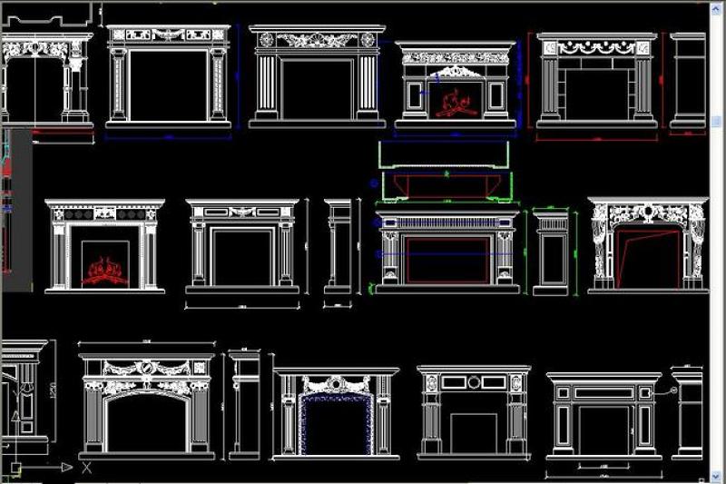 原创欧式<a href=https://www.yitu.cn/sketchup/bilu/index.html target=_blank class=infotextkey>壁炉</a>CAD-版权<a href=https://www.yitu.cn/su/7381.html target=_blank class=infotextkey>可商用</a>