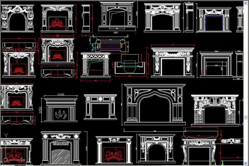 原创欧式<a href=https://www.yitu.cn/sketchup/bilu/index.html target=_blank class=infotextkey>壁炉</a>CAD-版权<a href=https://www.yitu.cn/su/7381.html target=_blank class=infotextkey>可商用</a>