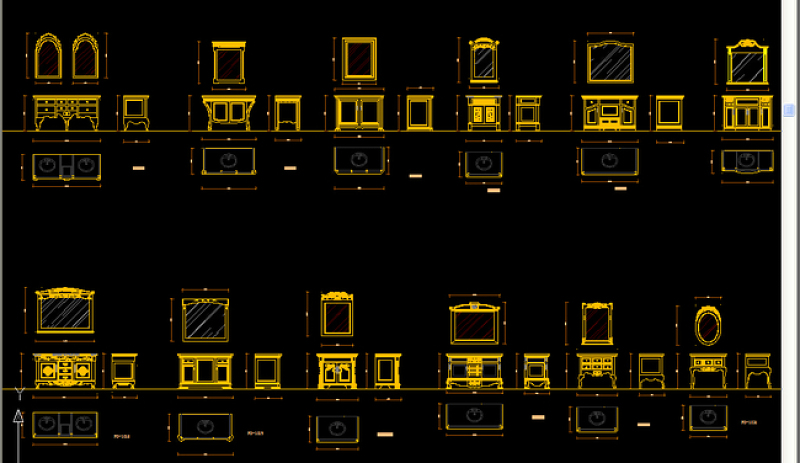 原创欧式<a href=https://www.yitu.cn/sketchup/weiyu/index.html target=_blank class=infotextkey><a href=https://www.yitu.cn/su/7646.html target=_blank class=infotextkey>卫浴</a></a>柜CAD-版权<a href=https://www.yitu.cn/su/7381.html target=_blank class=infotextkey>可商用</a>