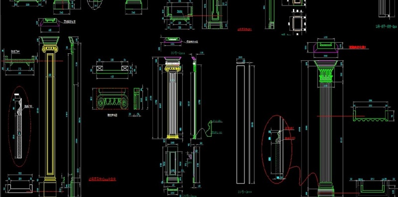 原创<a href=https://www.yitu.cn/sketchup/luomazhu/index.html target=_blank class=infotextkey>罗<a href=https://www.yitu.cn/su/8021.html target=_blank class=infotextkey>马</a>柱</a>CAD图库