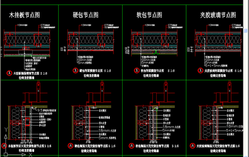 原创轻钢<a href=https://www.yitu.cn/su/7536.html target=_blank class=infotextkey>龙</a>骨隔<a href=https://www.yitu.cn/sketchup/qiangshi/index.html target=_blank class=infotextkey>墙饰</a>面做法节点图-版权<a href=https://www.yitu.cn/su/7381.html target=_blank class=infotextkey>可商用</a>