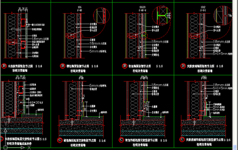 原创轻钢<a href=https://www.yitu.cn/su/7536.html target=_blank class=infotextkey>龙</a>骨隔<a href=https://www.yitu.cn/sketchup/qiangshi/index.html target=_blank class=infotextkey>墙饰</a>面做法节点图-版权<a href=https://www.yitu.cn/su/7381.html target=_blank class=infotextkey>可商用</a>