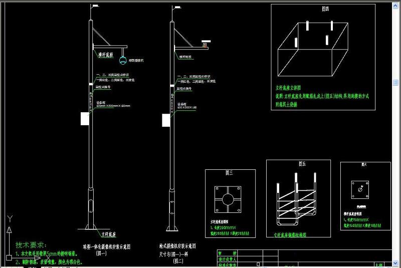 原创<a href=https://www.yitu.cn/su/7472.html target=_blank class=infotextkey>监控</a>立杆CAD-版权<a href=https://www.yitu.cn/su/7381.html target=_blank class=infotextkey>可商用</a>