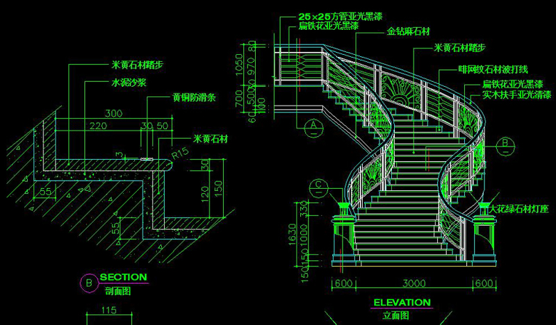 原创CAD旋转<a href=https://www.yitu.cn/sketchup/louti/index.html target=_blank class=infotextkey><a href=https://www.yitu.cn/su/6782.html target=_blank class=infotextkey><a href=https://www.yitu.cn/su/8159.html target=_blank class=infotextkey>楼</a>梯</a></a>施工图<a href=https://www.yitu.cn/sketchup/louti/index.html target=_blank class=infotextkey><a href=https://www.yitu.cn/su/6782.html target=_blank class=infotextkey><a href=https://www.yitu.cn/su/8159.html target=_blank class=infotextkey>楼</a>梯</a></a>大样图<a href=https://www.yitu.cn/su/langan.html target=_blank class=infotextkey><a href=https://www.yitu.cn/sketchup/langan/index.html target=_blank class=infotextkey><a href=https://www.yitu.cn/su/6781.html target=_blank class=infotextkey>栏杆</a></a></a>详图-版权<a href=https://www.yitu.cn/su/7381.html target=_blank class=infotextkey>可商用</a>