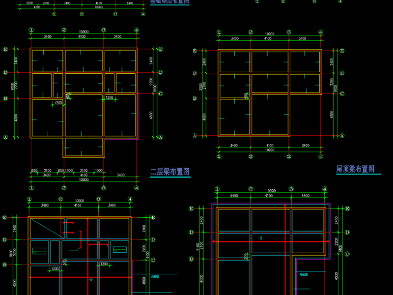 原创砖混结构两层独栋别墅建筑施工图<a href=https://www.yitu.cn/su/7590.html target=_blank class=infotextkey>设计</a>-版权<a href=https://www.yitu.cn/su/7381.html target=_blank class=infotextkey>可商用</a>