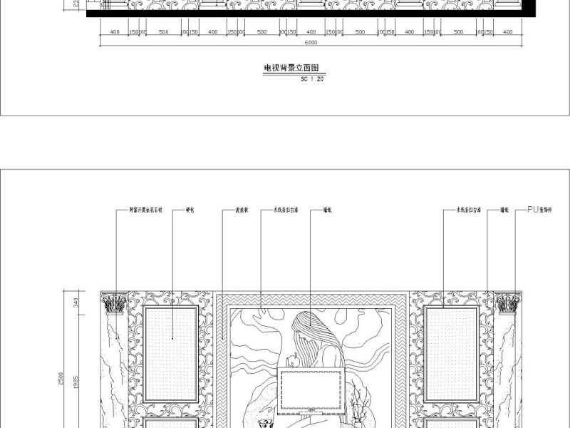 原创欧式风格<a href=https://www.yitu.cn/sketchup/keting/index.html target=_blank class=infotextkey><a href=https://www.yitu.cn/su/6863.html target=_blank class=infotextkey>客厅</a></a><a href=https://www.yitu.cn/su/7226.html target=_blank class=infotextkey>电视</a><a href=https://www.yitu.cn/su/7944.html target=_blank class=infotextkey>背景</a>墙CAD图和效果图-版权<a href=https://www.yitu.cn/su/7381.html target=_blank class=infotextkey>可商用</a>