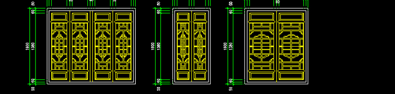 原创古建筑木质门<a href=https://www.yitu.cn/sketchup/chuang/index.html target=_blank class=infotextkey>窗</a>立面图CAD-版权<a href=https://www.yitu.cn/su/7381.html target=_blank class=infotextkey>可商用</a>