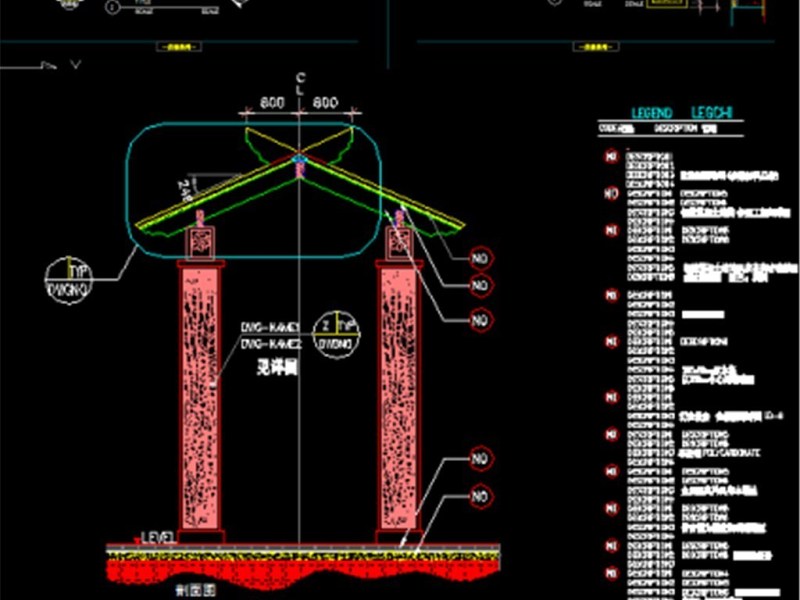 原创<a href=https://www.yitu.cn/su/7784.html target=_blank class=infotextkey>廊架</a><a href=https://www.yitu.cn/sketchup/huayi/index.html target=_blank class=infotextkey>花</a>架园林施工节点CAD<a href=https://www.yitu.cn/su/7937.html target=_blank class=infotextkey>图纸</a>