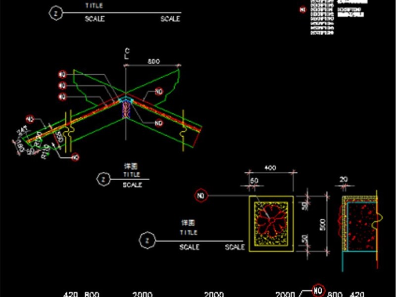 原创<a href=https://www.yitu.cn/su/7784.html target=_blank class=infotextkey>廊架</a><a href=https://www.yitu.cn/sketchup/huayi/index.html target=_blank class=infotextkey>花</a>架园林施工节点CAD<a href=https://www.yitu.cn/su/7937.html target=_blank class=infotextkey>图纸</a>