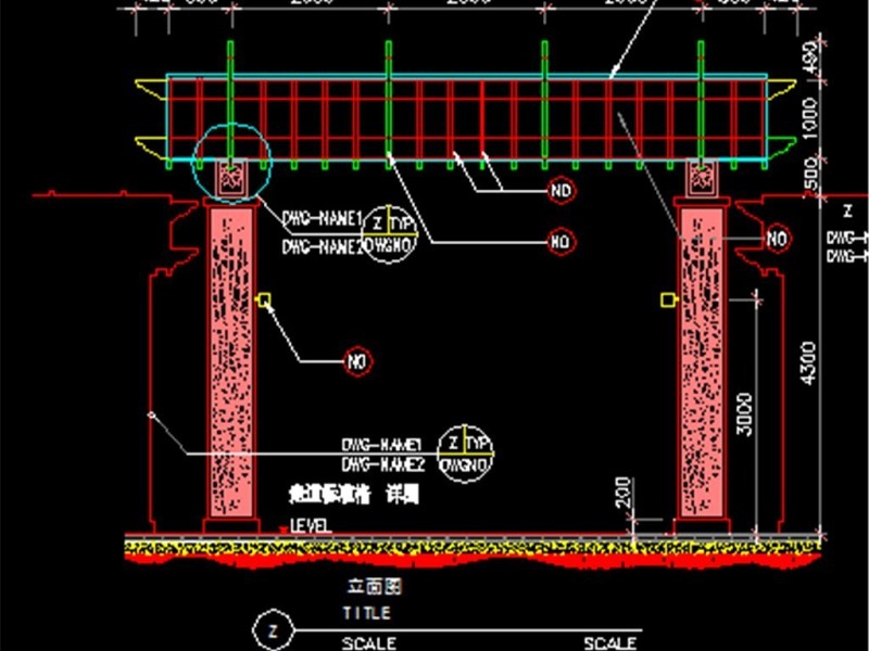 原创<a href=https://www.yitu.cn/su/7784.html target=_blank class=infotextkey>廊架</a><a href=https://www.yitu.cn/sketchup/huayi/index.html target=_blank class=infotextkey>花</a>架园林施工节点CAD<a href=https://www.yitu.cn/su/7937.html target=_blank class=infotextkey>图纸</a>