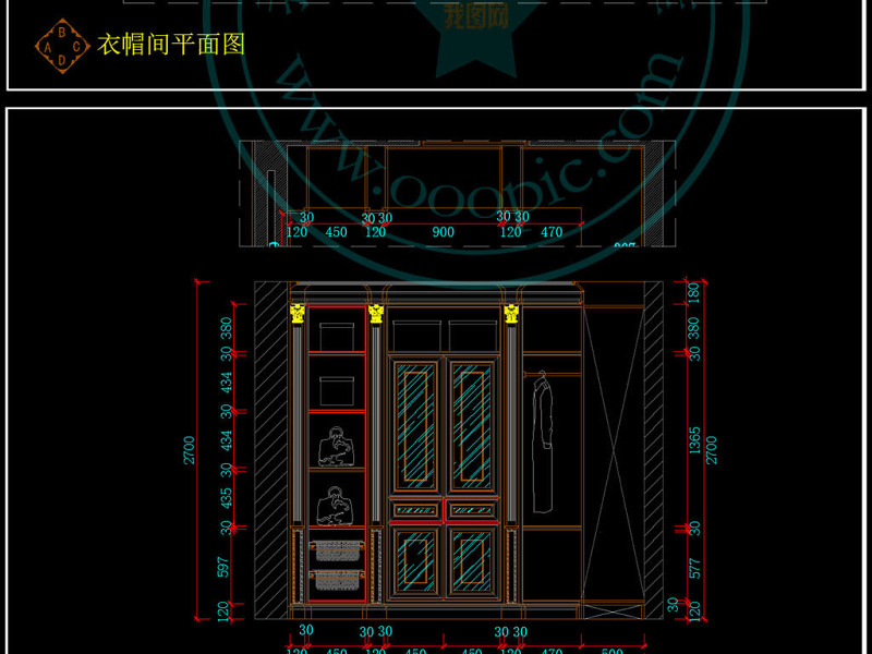 原创意式<a href=https://www.yitu.cn/su/7286.html target=_blank class=infotextkey>简约风</a>格<a href=https://www.yitu.cn/sketchup/yimaojian/index.html target=_blank class=infotextkey>衣帽间</a>CAD<a href=https://www.yitu.cn/su/7590.html target=_blank class=infotextkey>设计</a>深化<a href=https://www.yitu.cn/su/7937.html target=_blank class=infotextkey>图纸</a>-版权<a href=https://www.yitu.cn/su/7381.html target=_blank class=infotextkey>可商用</a>