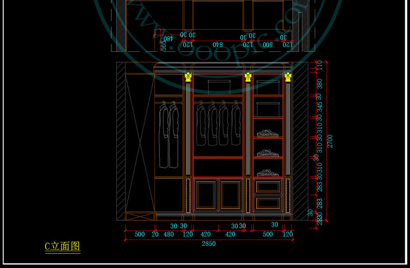 原创意式<a href=https://www.yitu.cn/su/7286.html target=_blank class=infotextkey>简约风</a>格<a href=https://www.yitu.cn/sketchup/yimaojian/index.html target=_blank class=infotextkey>衣帽间</a>CAD<a href=https://www.yitu.cn/su/7590.html target=_blank class=infotextkey>设计</a>深化<a href=https://www.yitu.cn/su/7937.html target=_blank class=infotextkey>图纸</a>-版权<a href=https://www.yitu.cn/su/7381.html target=_blank class=infotextkey>可商用</a>