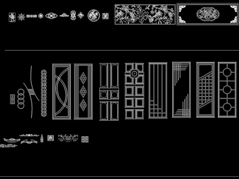 原创门型套框<a href=https://www.yitu.cn/sketchup/huayi/index.html target=_blank class=infotextkey>花</a>纹图案CAD图库-版权<a href=https://www.yitu.cn/su/7381.html target=_blank class=infotextkey>可商用</a>