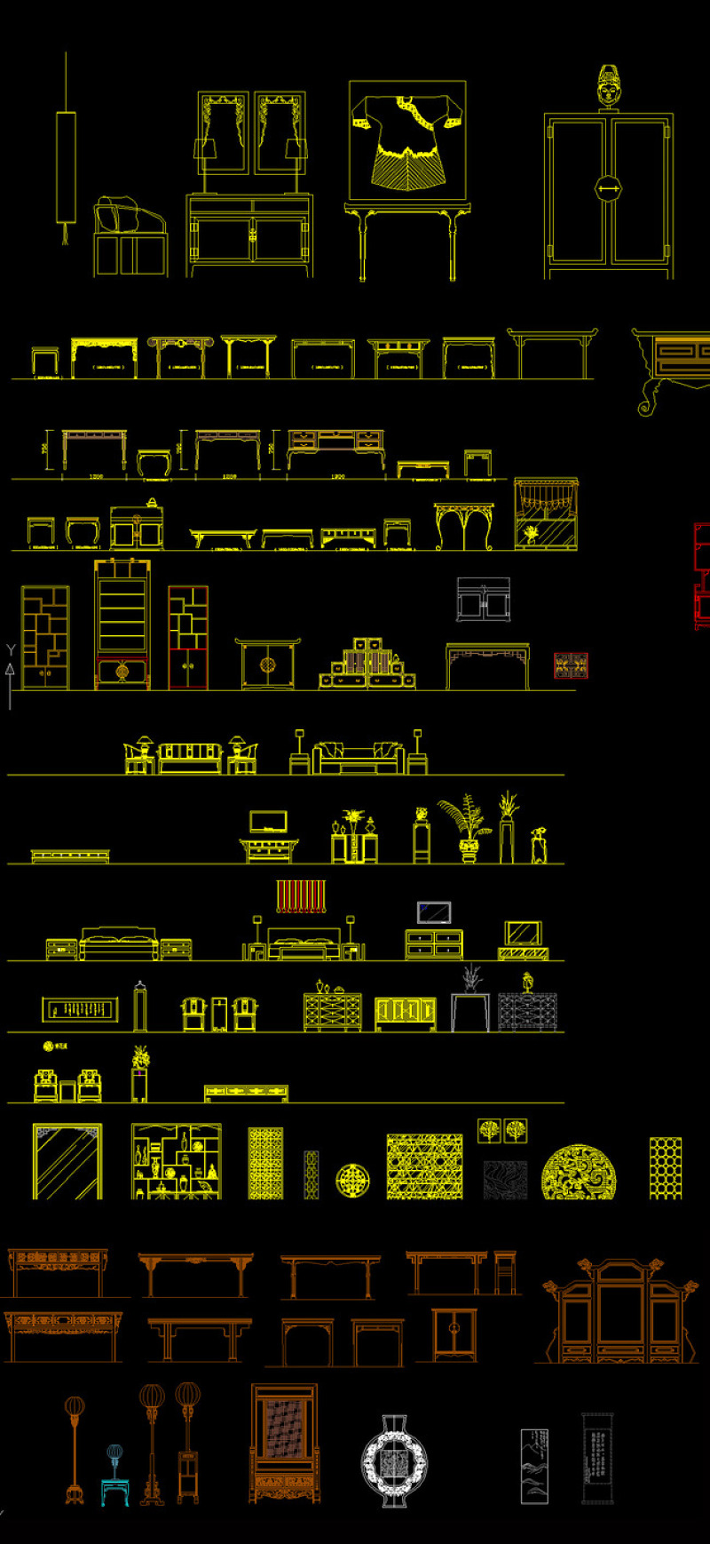 原创新款中式家具<a href=https://www.yitu.cn/sketchup/diaohua/index.html target=_blank class=infotextkey>雕<a href=https://www.yitu.cn/sketchup/huayi/index.html target=_blank class=infotextkey>花</a></a>构件CAD图库总汇-版权<a href=https://www.yitu.cn/su/7381.html target=_blank class=infotextkey>可商用</a>