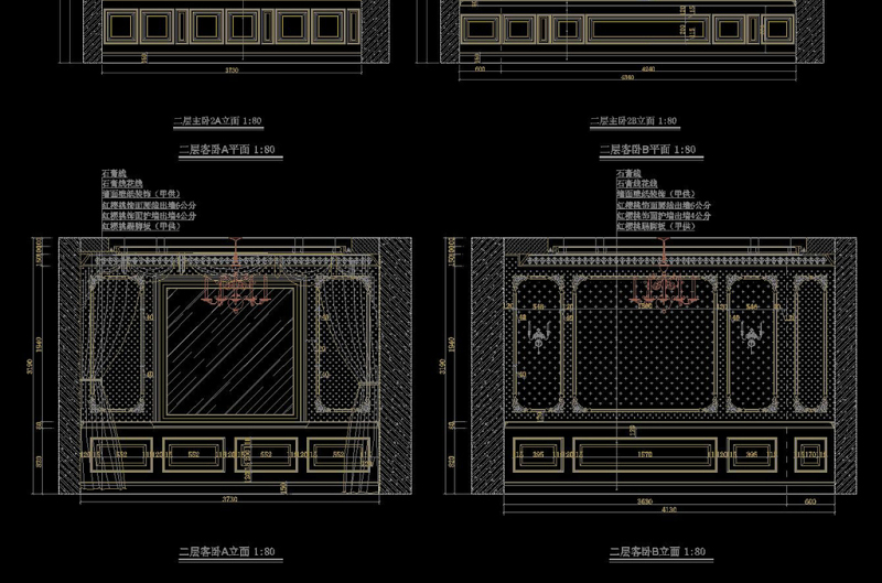 原创全套欧式精品别墅CAD施工图-版权<a href=https://www.yitu.cn/su/7381.html target=_blank class=infotextkey>可商用</a>