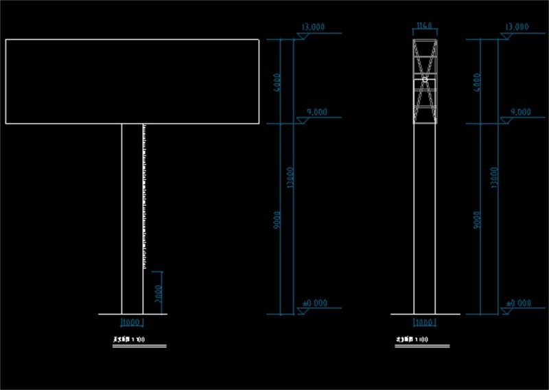 原创<a href=https://www.yitu.cn/su/7676.html target=_blank class=infotextkey>户外</a><a href=https://www.yitu.cn/sketchup/guanggaopai/index.html target=_blank class=infotextkey><a href=https://www.yitu.cn/su/7530.html target=_blank class=infotextkey>广告牌</a></a>CAD结构图