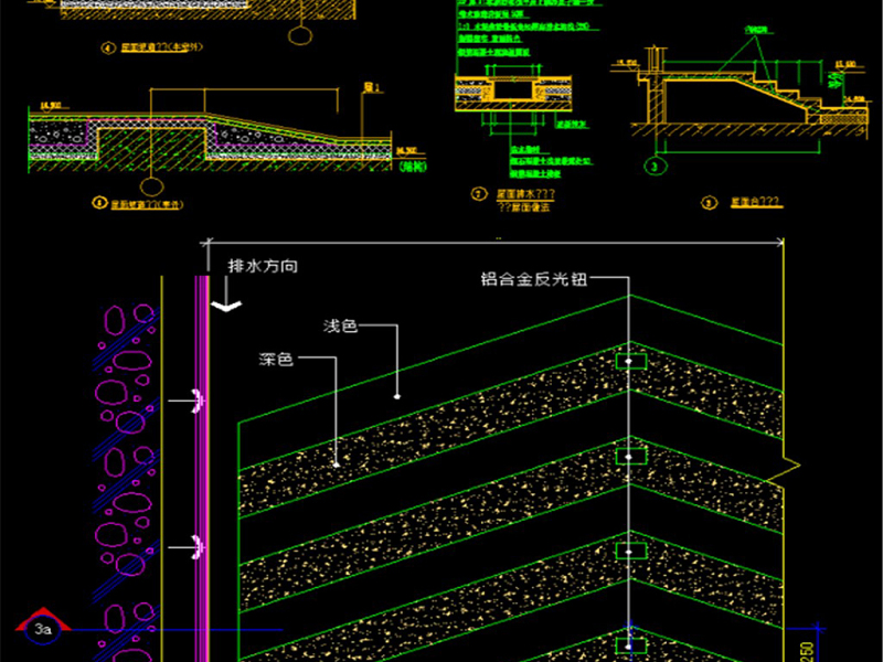 原创精品深化台阶坡道CAD图库大全