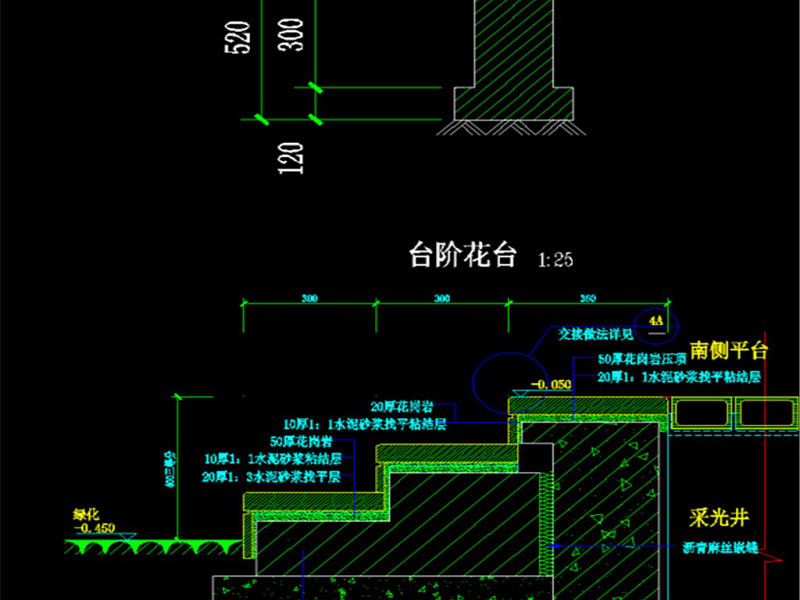 原创精品深化台阶坡道CAD图库大全