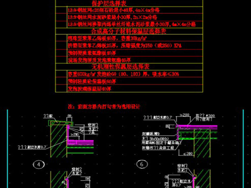 原创精品深化坡屋面建筑构造CAD图集