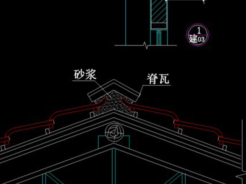 原创精品深化坡屋面建筑构造CAD图集