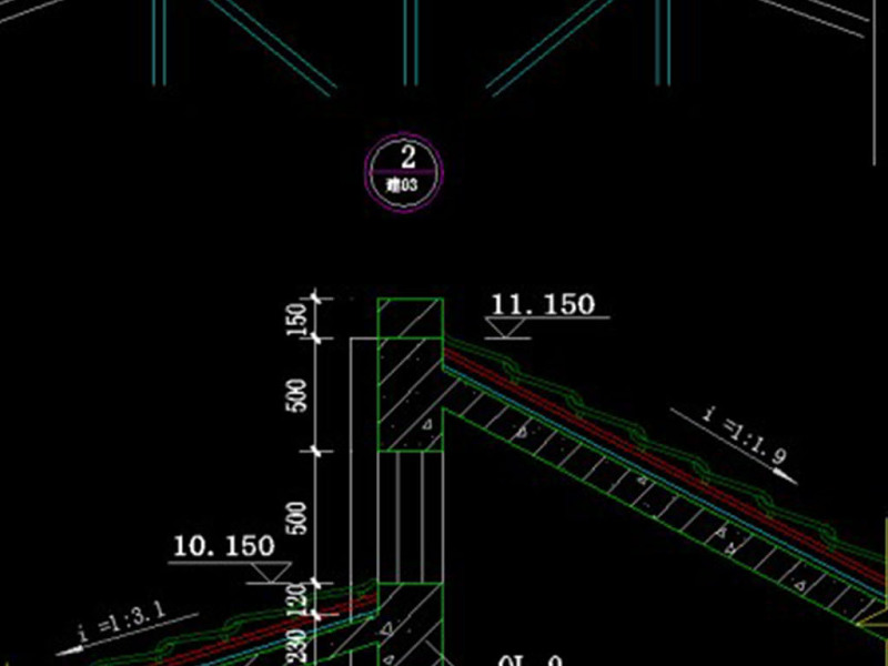 原创精品深化坡屋面建筑构造CAD图集