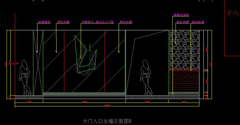 原创全套料理烧烤店CAD施工图