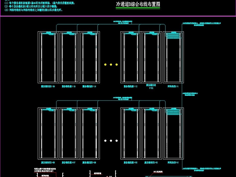 原创数据中心机房全套<a href=https://www.yitu.cn/su/7590.html target=_blank class=infotextkey>设计</a>施工图（冷通道方案）-版权<a href=https://www.yitu.cn/su/7381.html target=_blank class=infotextkey>可商用</a>