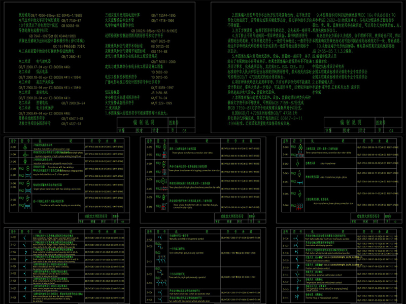 原创CAD电气及弱电国标符号图集大全-版权<a href=https://www.yitu.cn/su/7381.html target=_blank class=infotextkey>可商用</a>