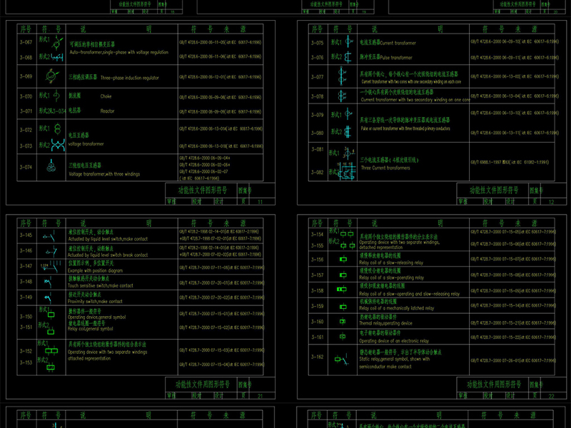 原创CAD电气及弱电国标符号图集大全-版权<a href=https://www.yitu.cn/su/7381.html target=_blank class=infotextkey>可商用</a>